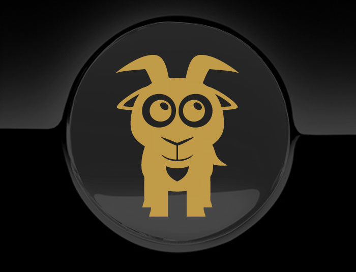 Adorable Goat Fuel Cap Car Sticker