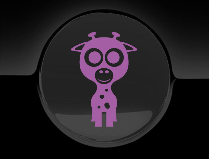 Adorable Giraffe Fuel Cap Car Sticker