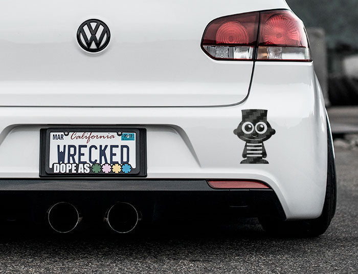 Adorable Prisoner Bumper Car Sticker