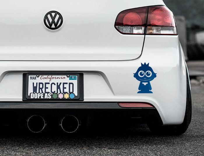Adorable Prince Bumper Car Sticker