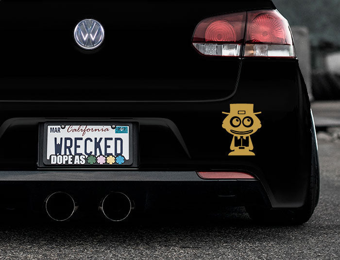 Adorable Irish Bumper Car Sticker