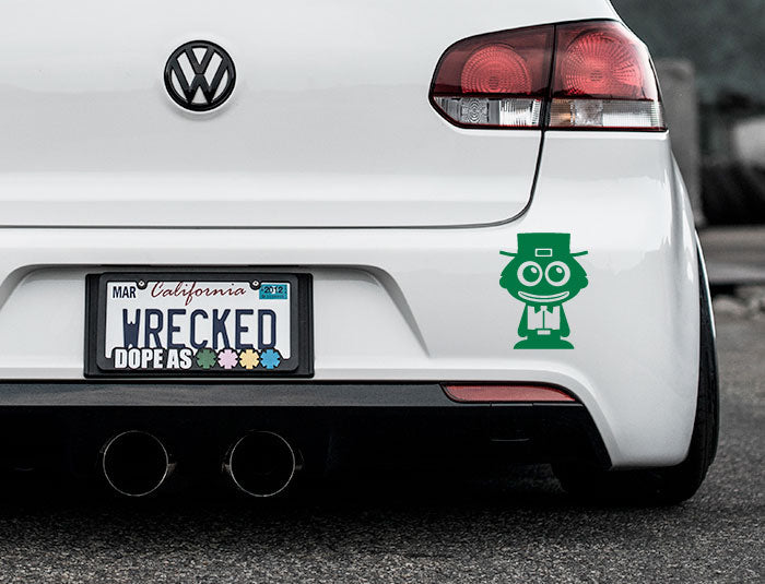 Adorable Irish Bumper Car Sticker