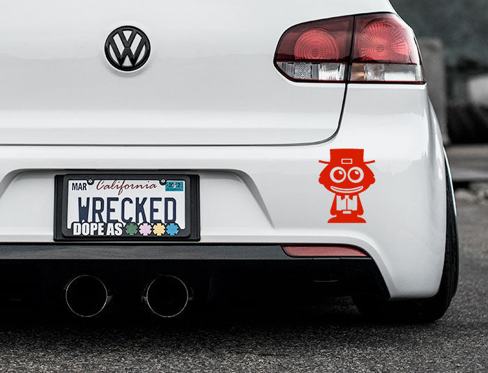 Adorable Irish Bumper Car Sticker