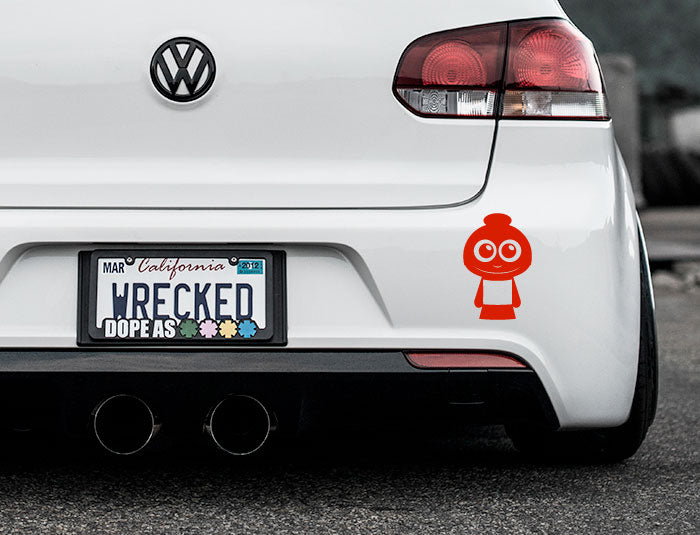 Adorable Grandma Bumper Car Sticker