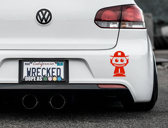 Adorable Leprechaun Bumper Car Sticker