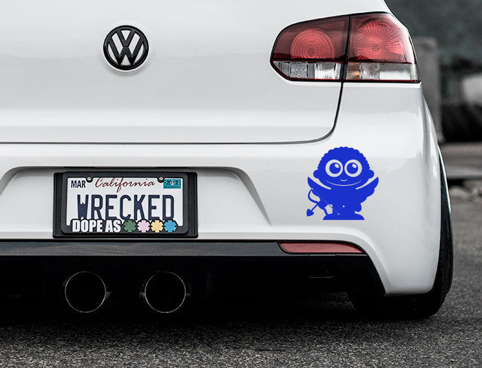 Adorable Cupid Bumper Car Sticker