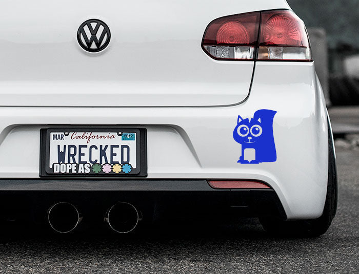 Adorable Skunk Bumper Car Sticker