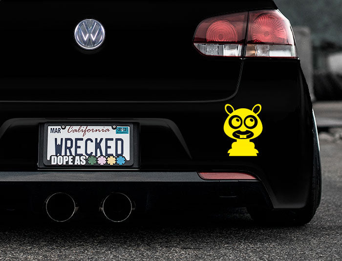 Adorable Mole Bumper Car Sticker