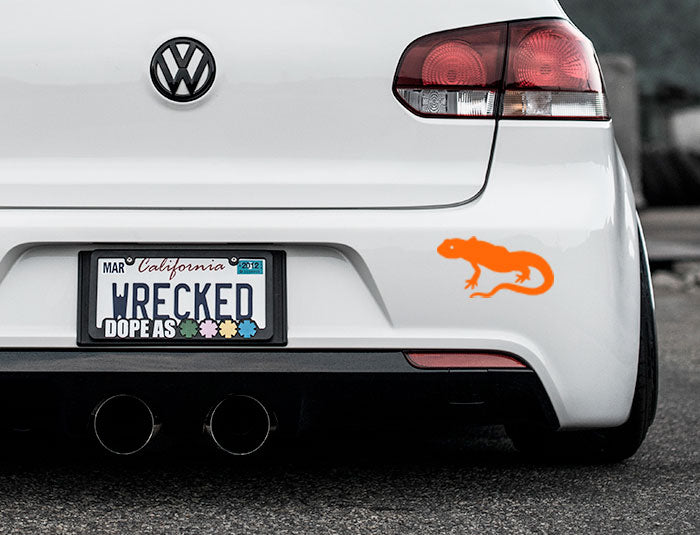 Lizard Bumper Car Sticker