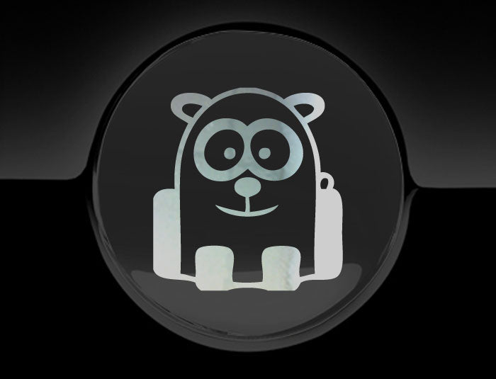 Funny Cartoon Panda Fuel Cap Cover Car Sticker