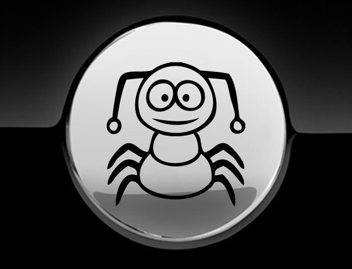 Funny Cartoon Insect Fuel Cap Cover Car Sticker
