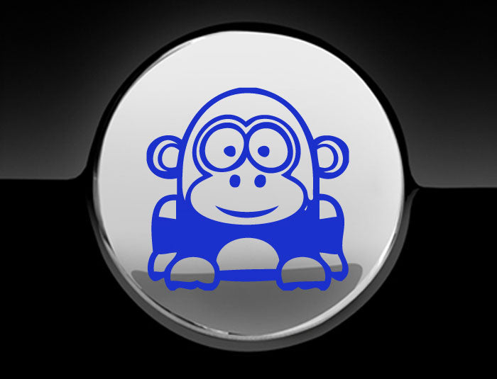 Funny Cartoon Gorilla Fuel Cap Cover Car Sticker