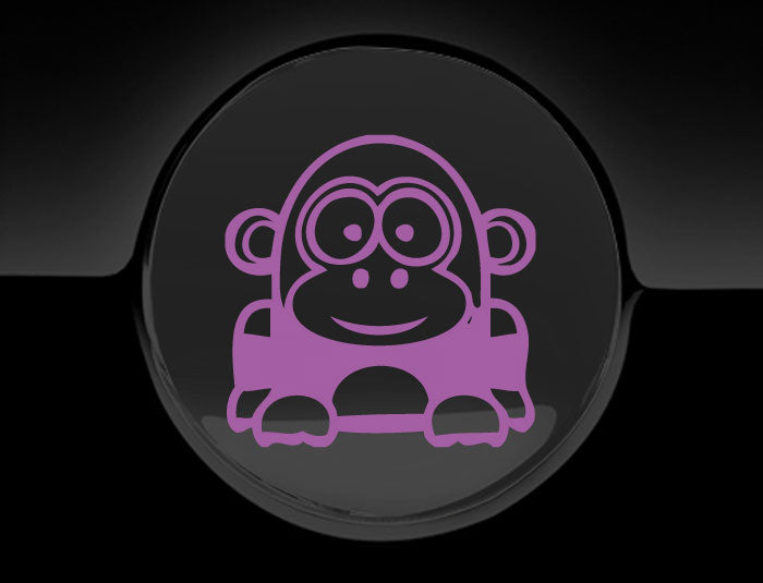 Funny Cartoon Gorilla Fuel Cap Cover Car Sticker