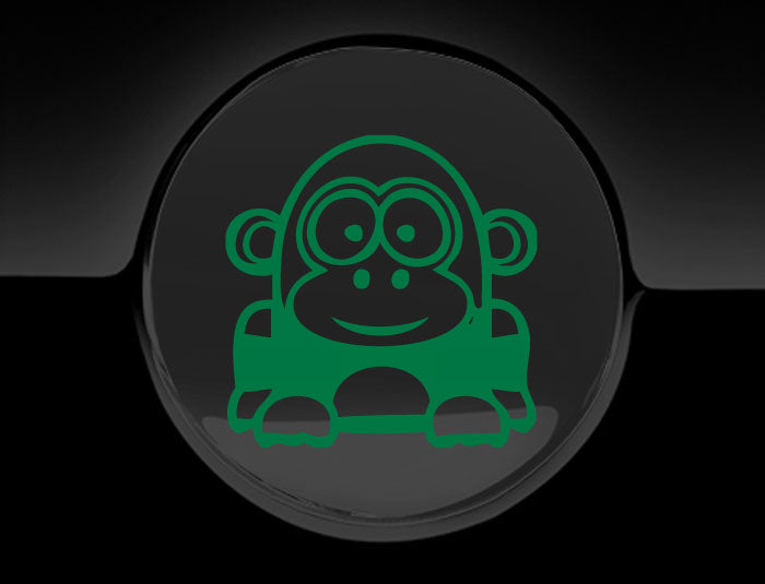 Funny Cartoon Gorilla Fuel Cap Cover Car Sticker