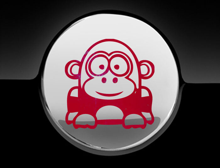 Funny Cartoon Gorilla Fuel Cap Cover Car Sticker