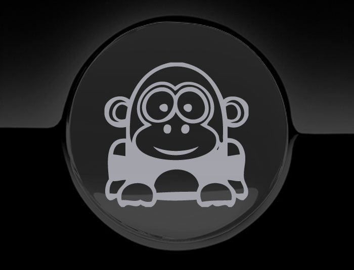 Funny Cartoon Gorilla Fuel Cap Cover Car Sticker