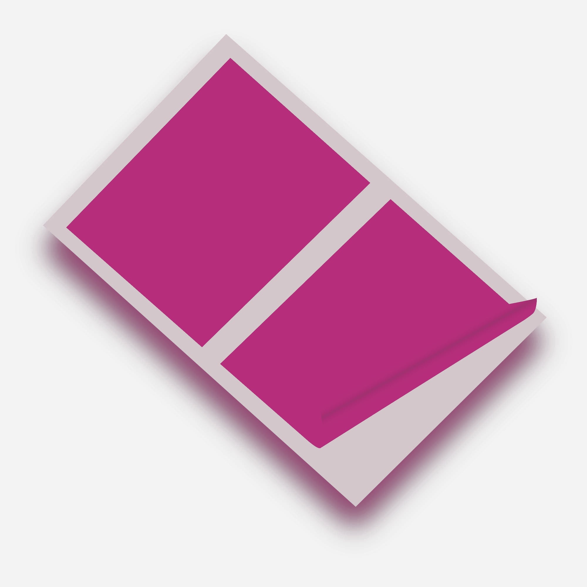 Purple Matte 10 x 8 inch SQ Vinyl Wall Tile Stickers Kitchen & Bathroom Transfers