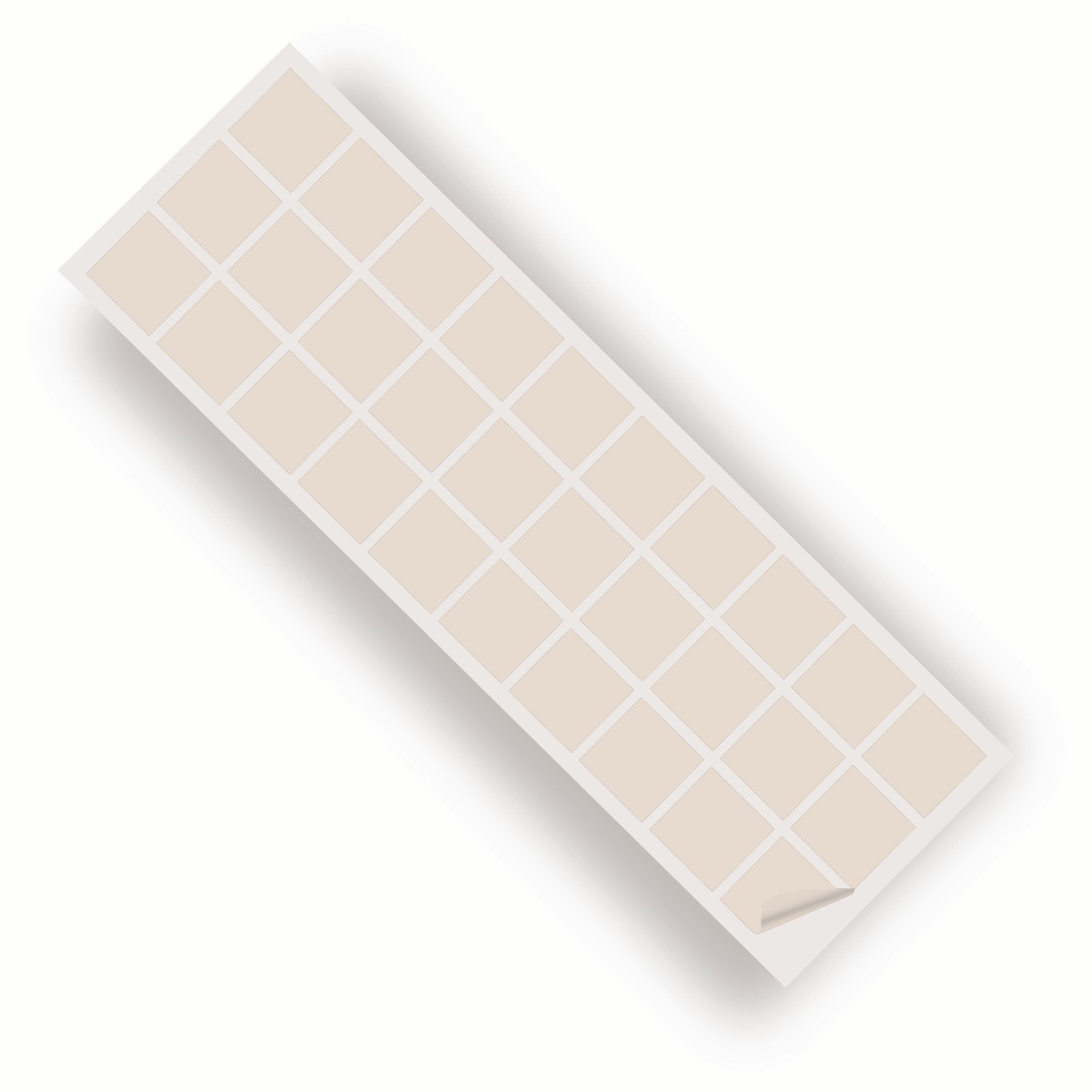 Transparent Gloss 2 in SQ Vinyl Wall Tile Stickers Kitchen & Bathroom Transfers