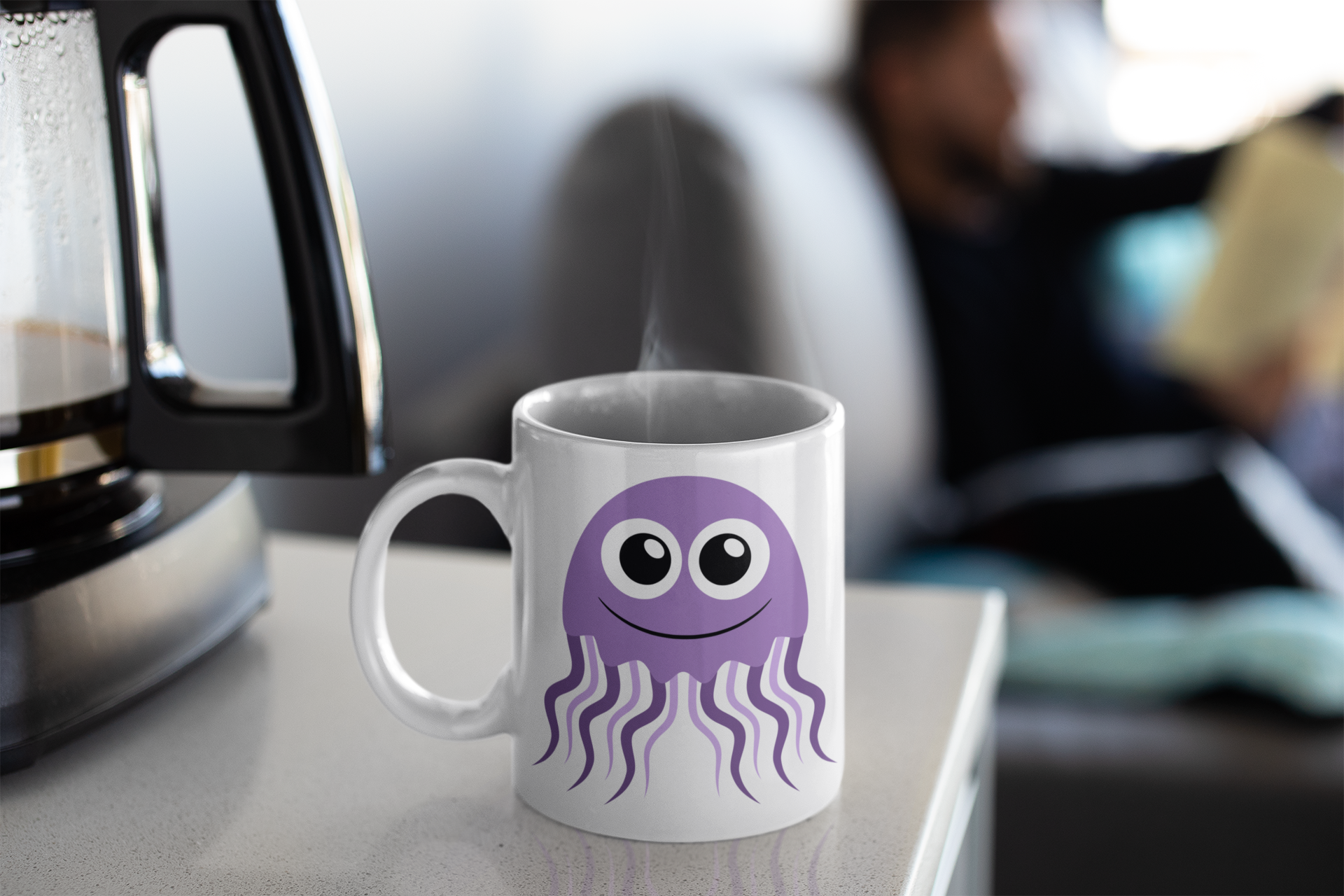 Adorable Fish Sea Animal Personalised Your Name Gift Mug