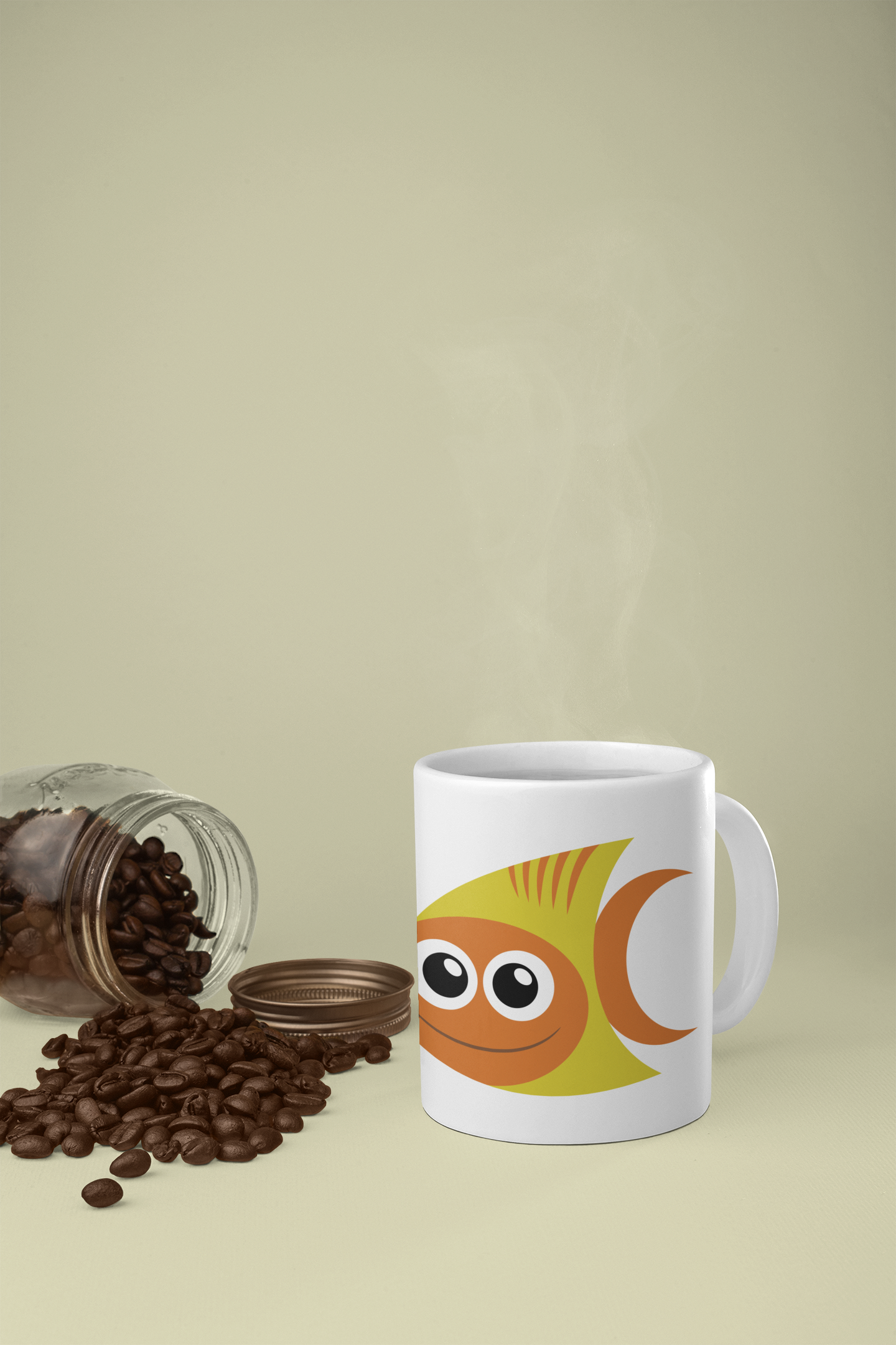 Adorable Dolphin Sea Animal Personalised Your Name Gift Mug