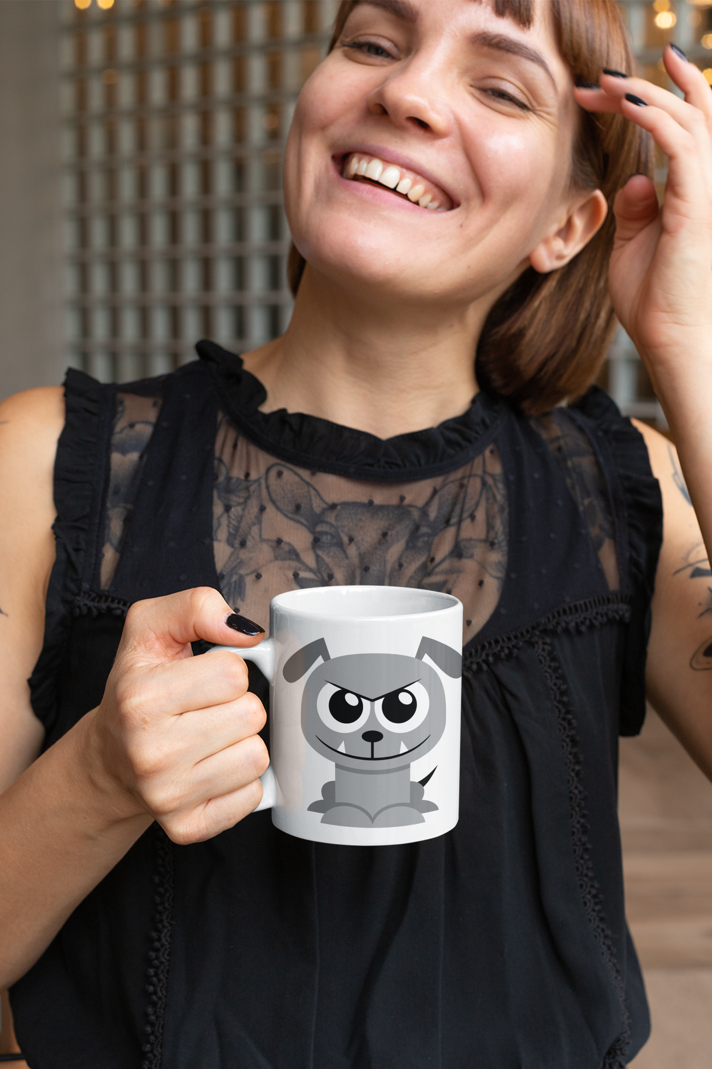 Adorable Dachshund Dog Personalised Your Name Gift Mug
