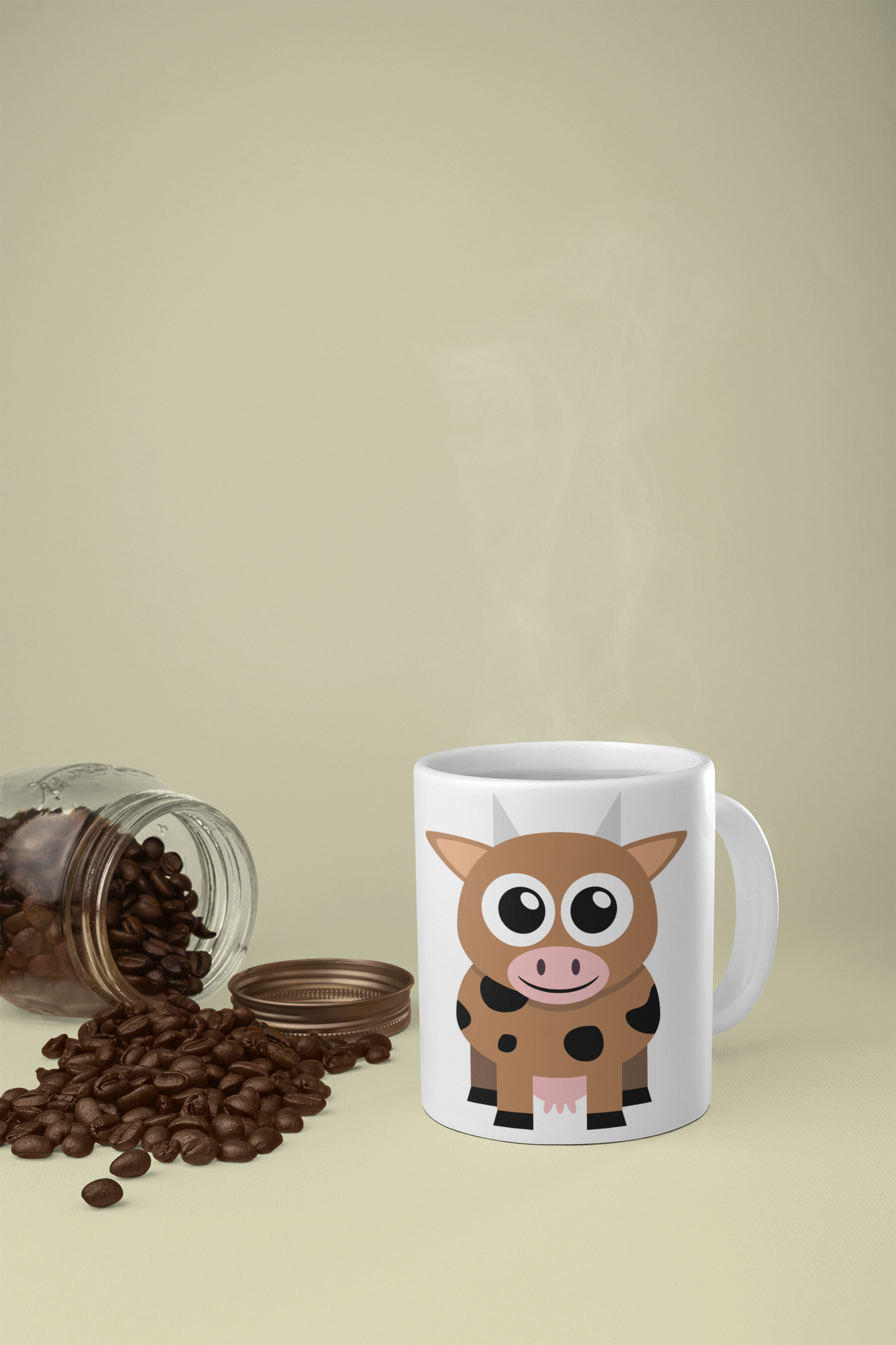Adorable Bulldog Personalised Your Name Gift Mug