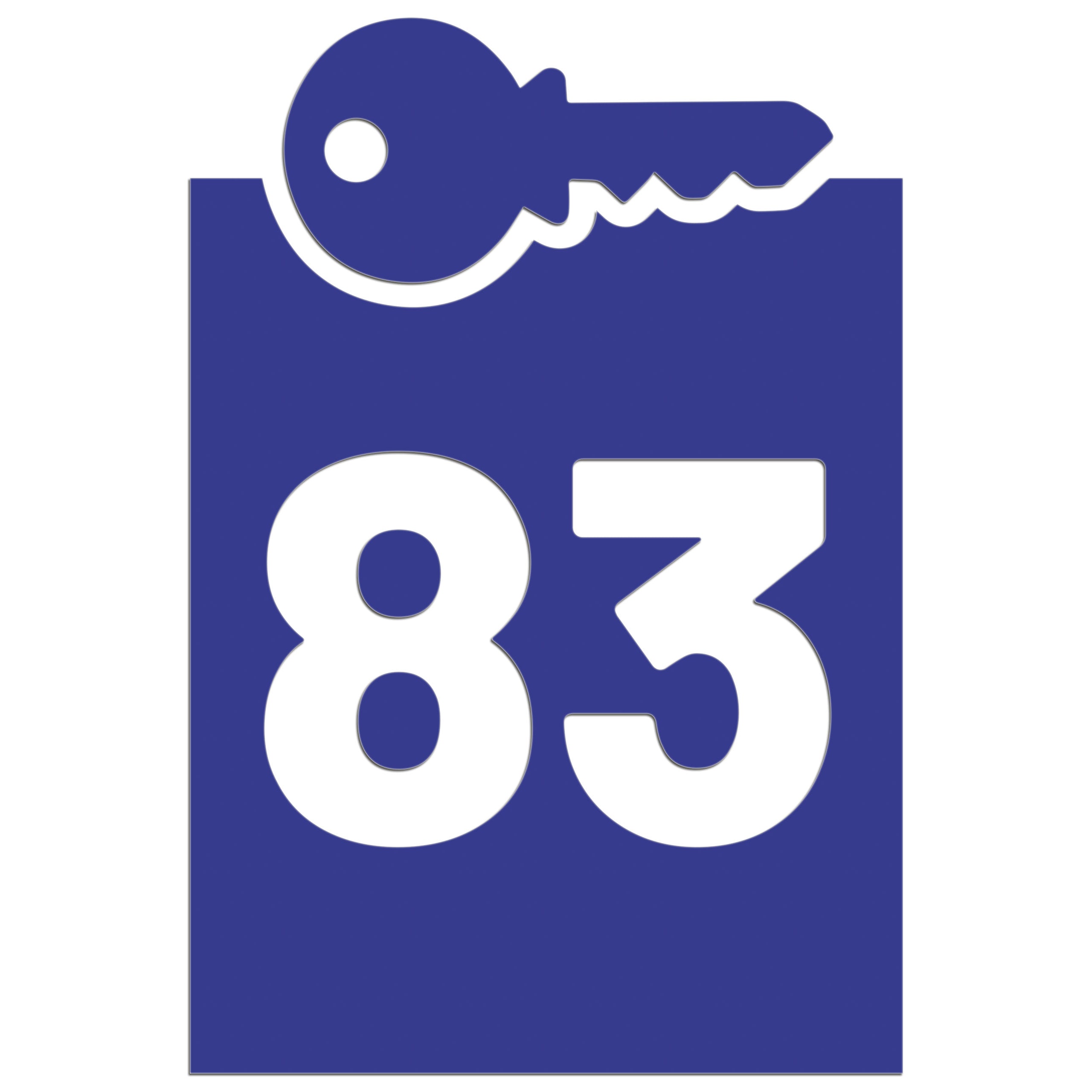 Wheelie Bin Key Sticker
