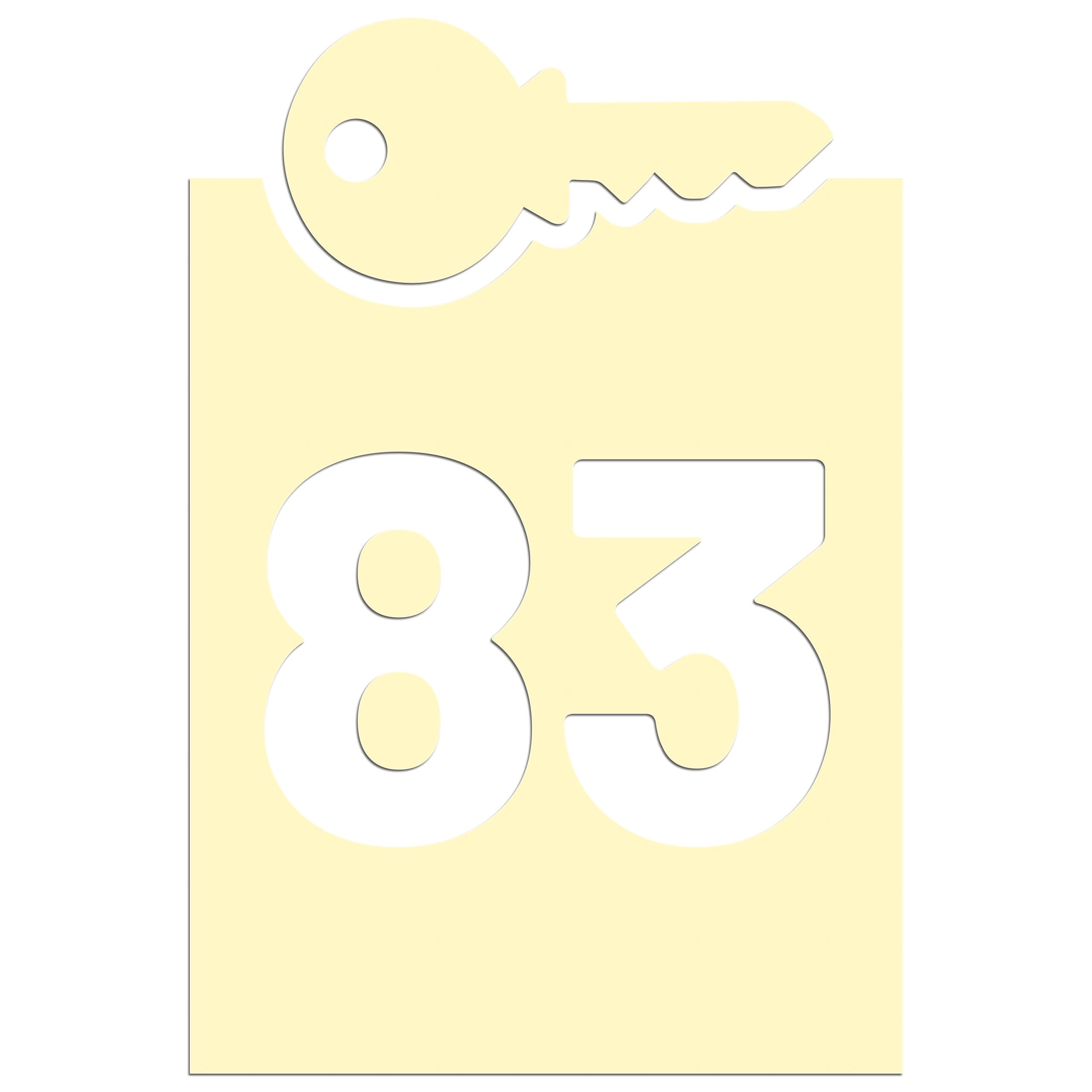 Wheelie Bin Key Sticker