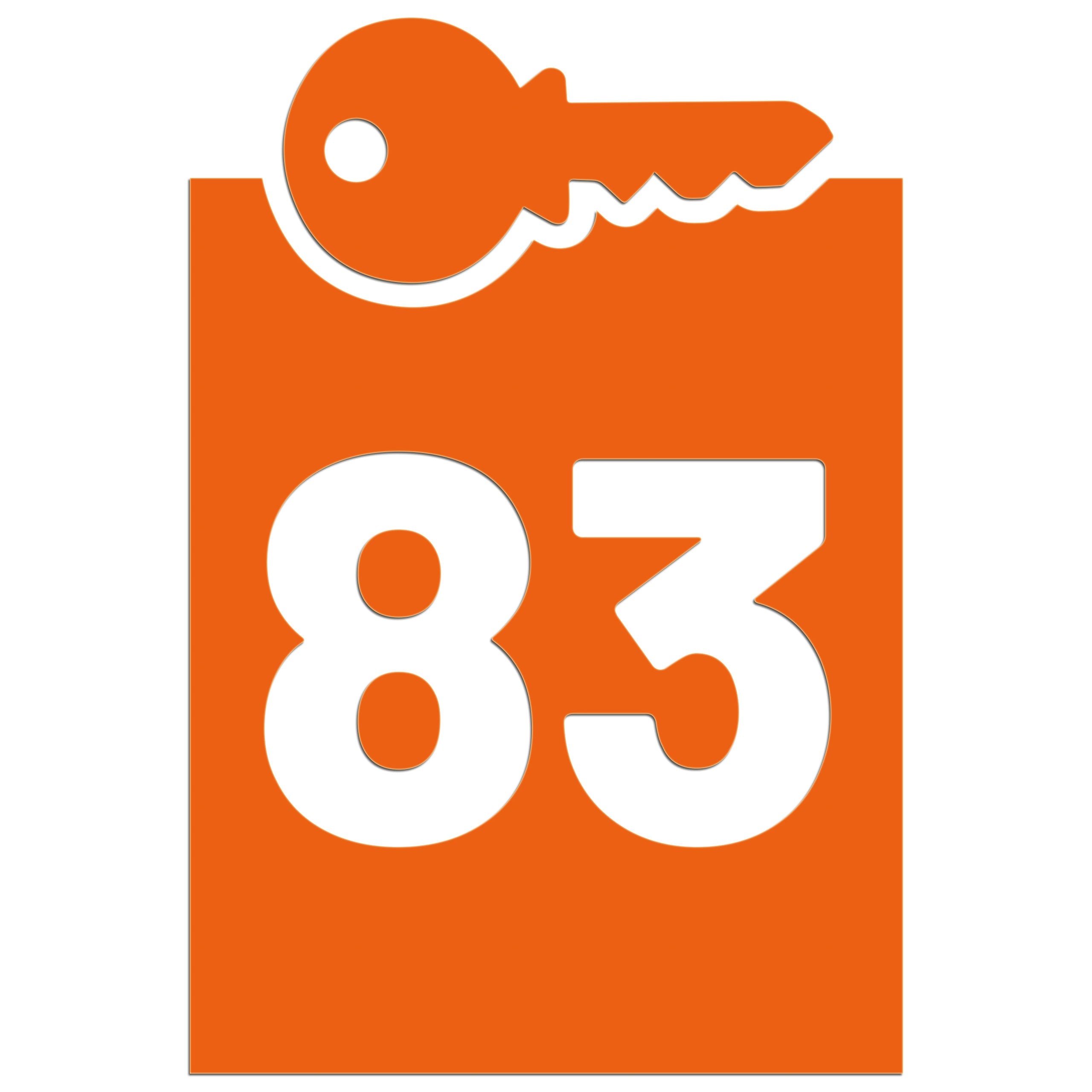 Wheelie Bin Key Sticker