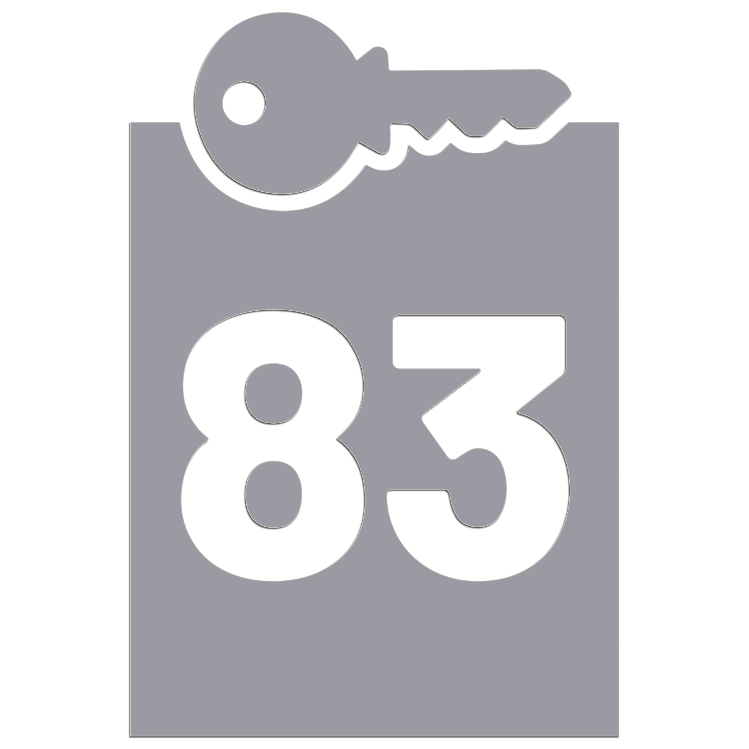 Wheelie Bin Key Sticker