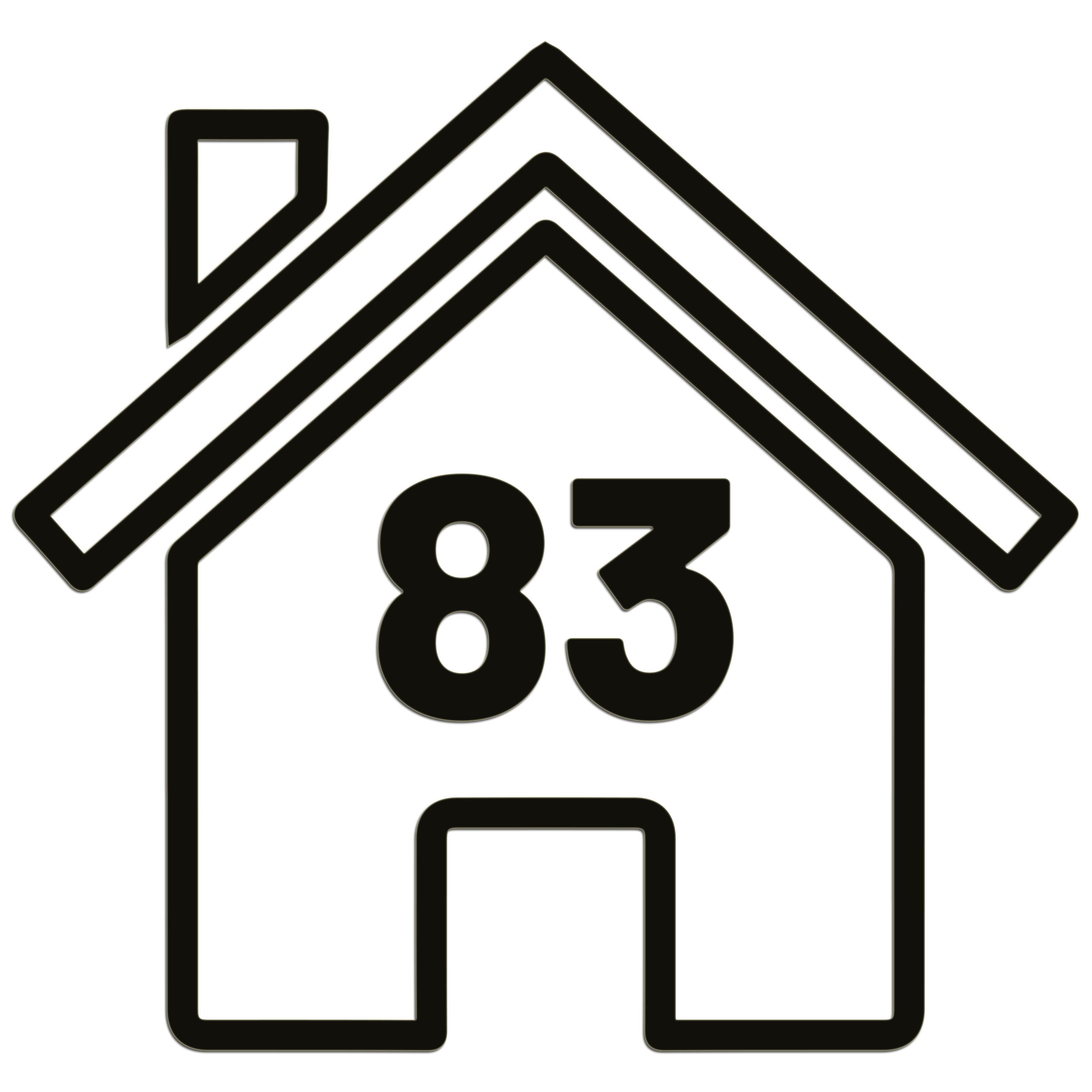 Wheelie Bin House Sticker