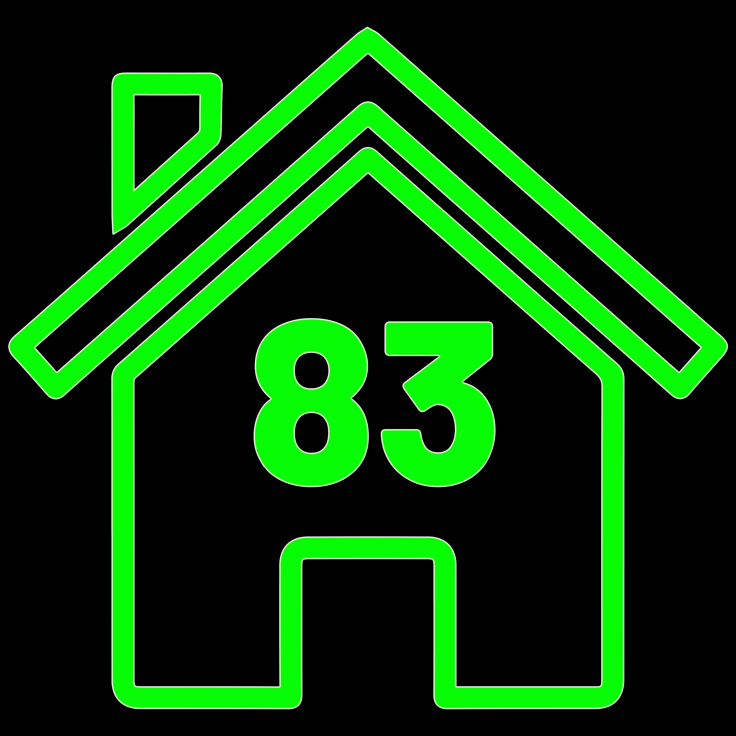 Wheelie Bin House Sticker