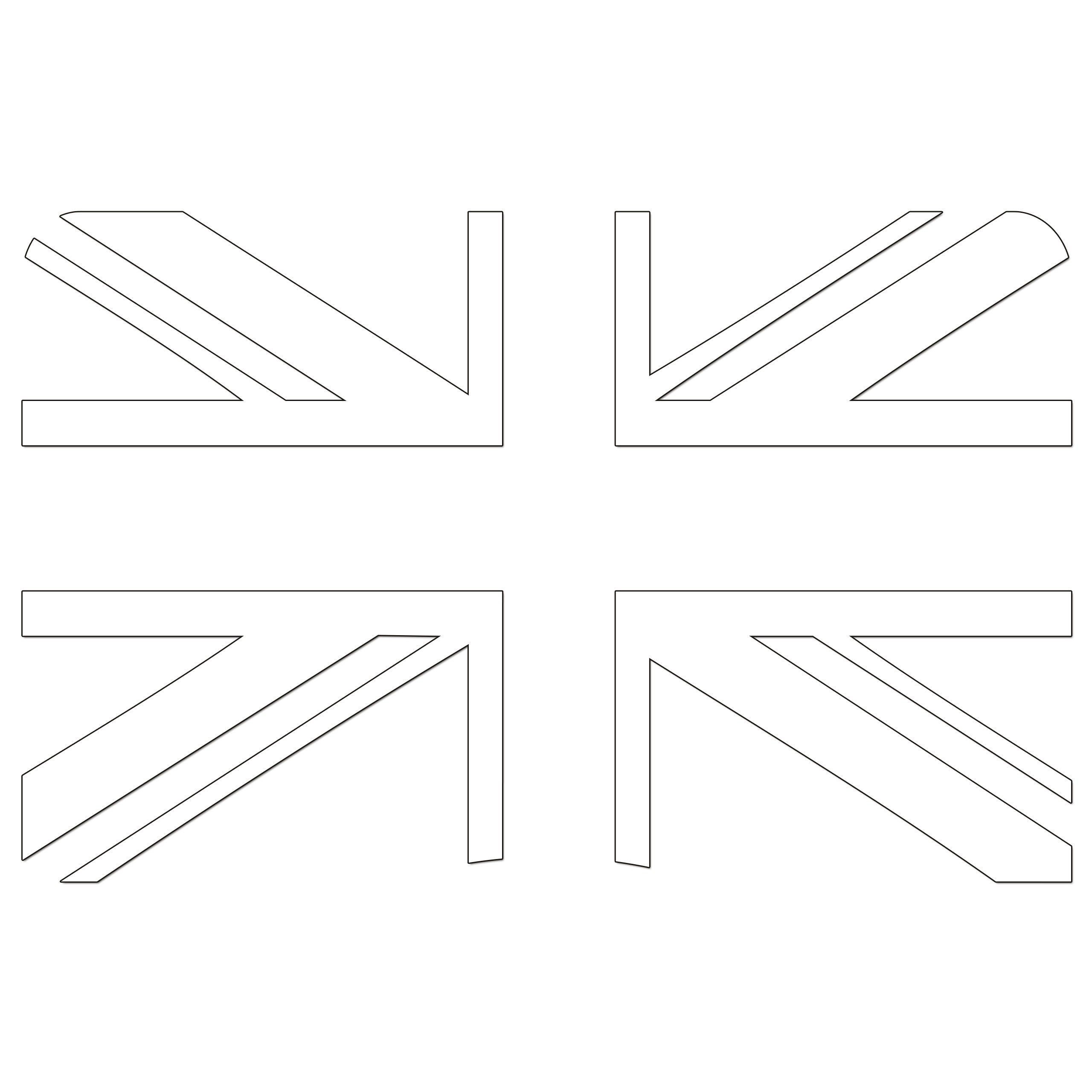 Union Jack Flag Sticker