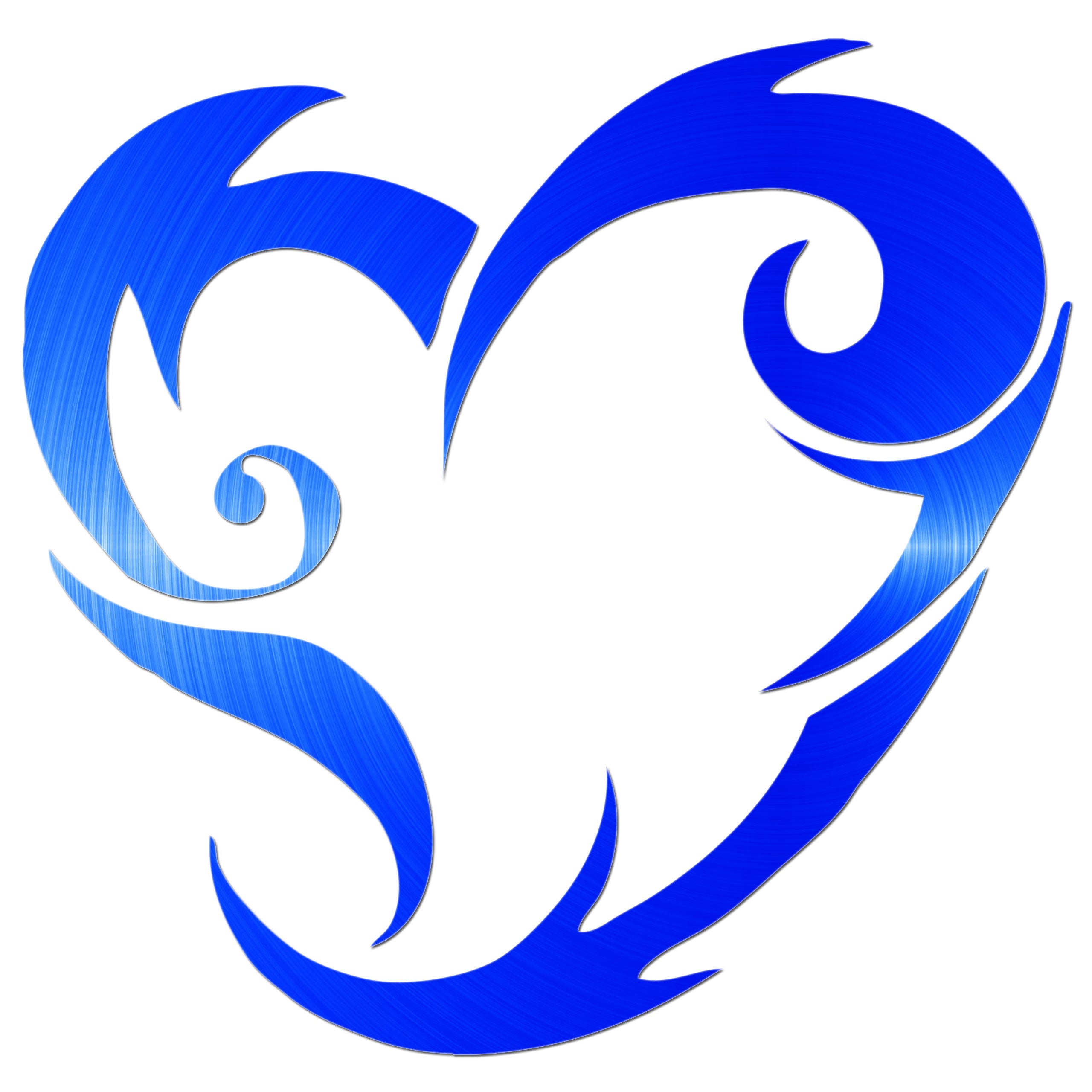 Tribal Love Heart Sticker