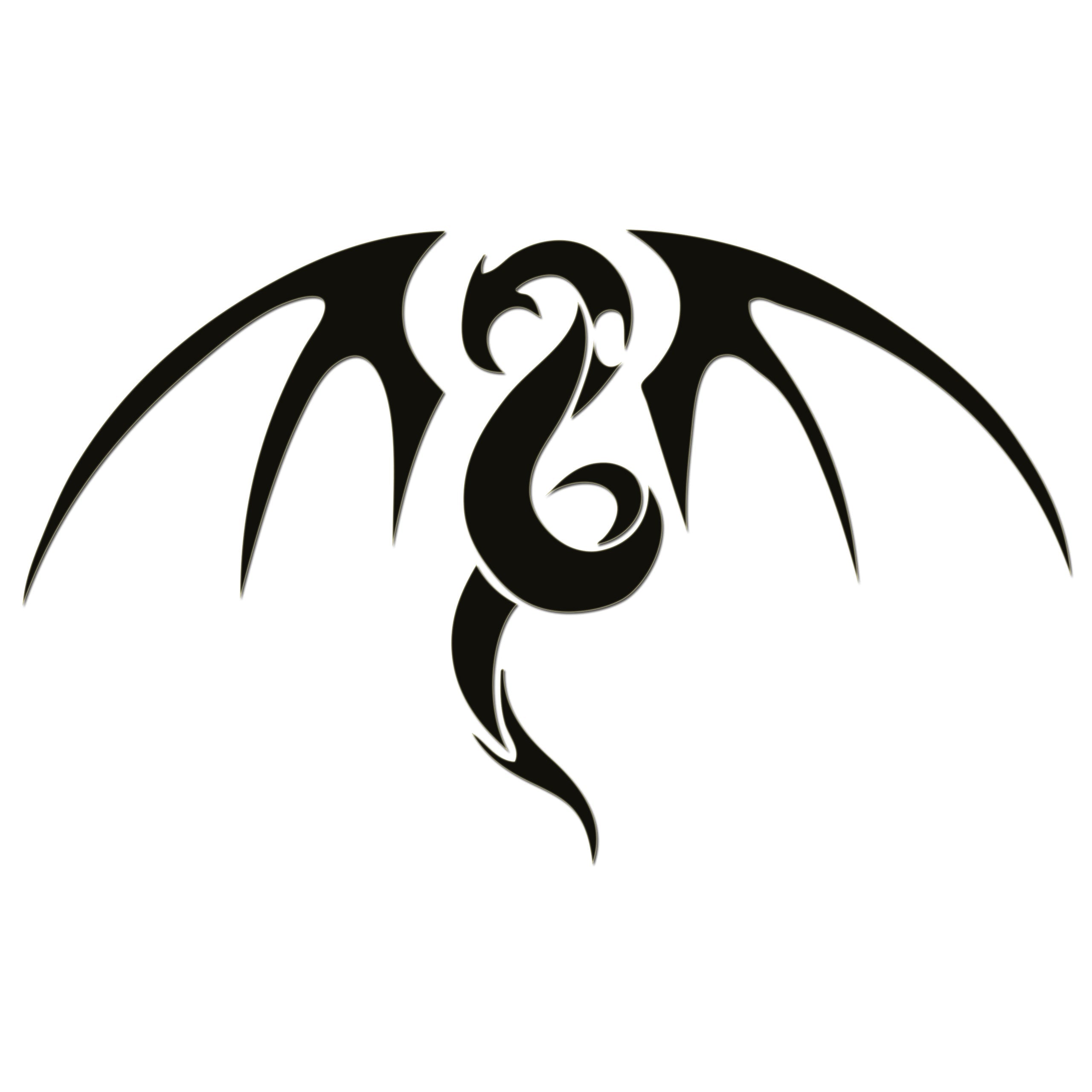 Tribal Dragon Sticker