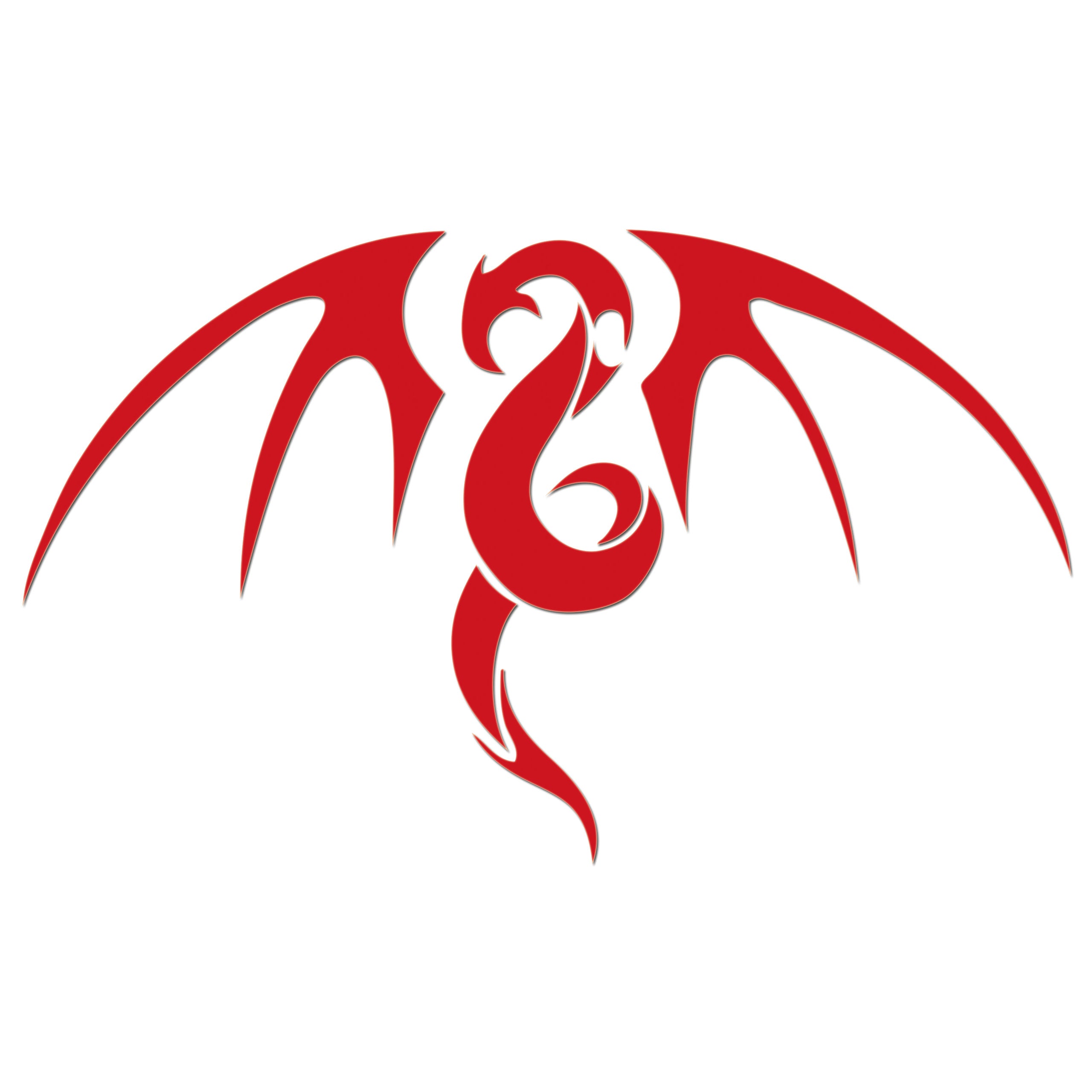 Tribal Dragon Sticker