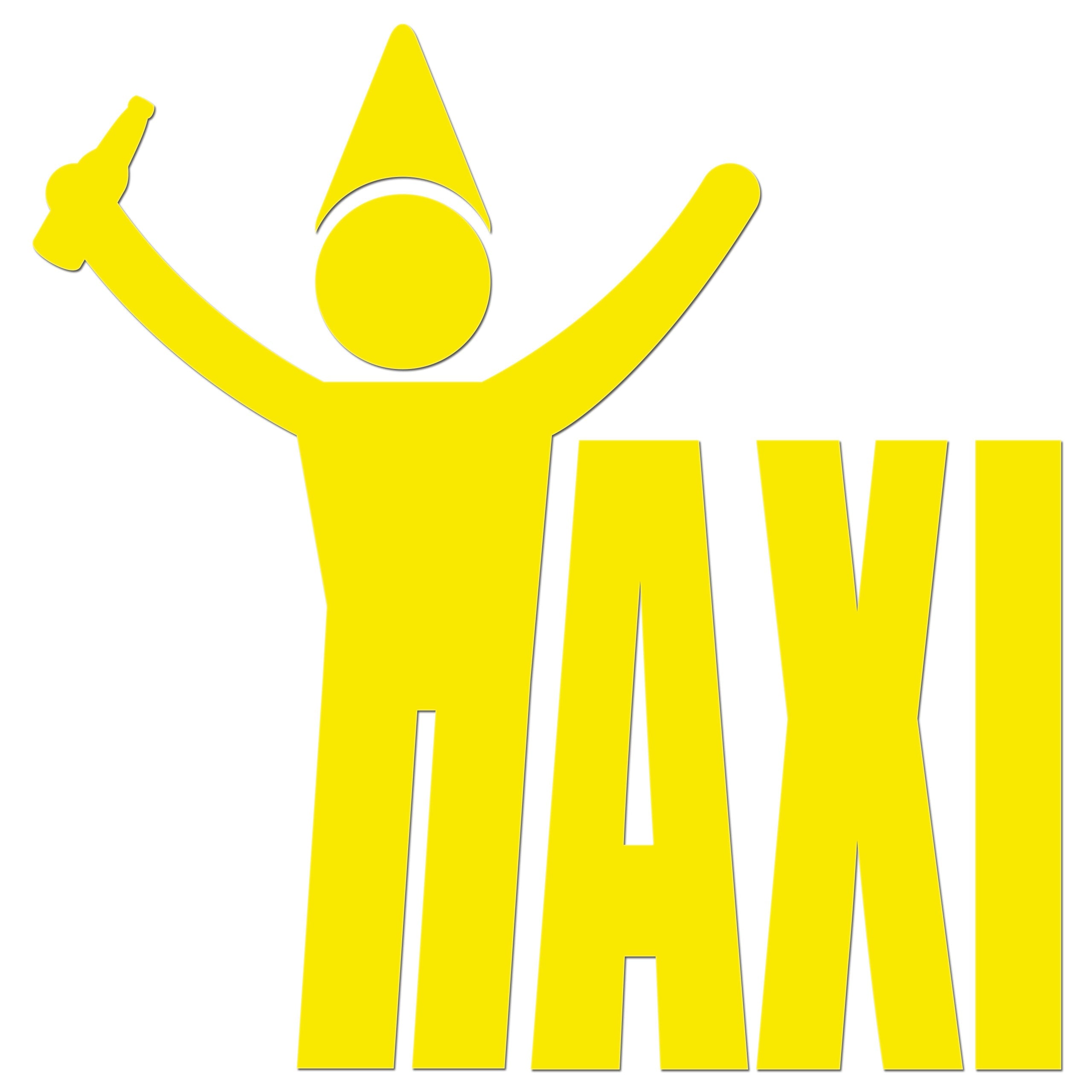Taxi Drunk Sticker