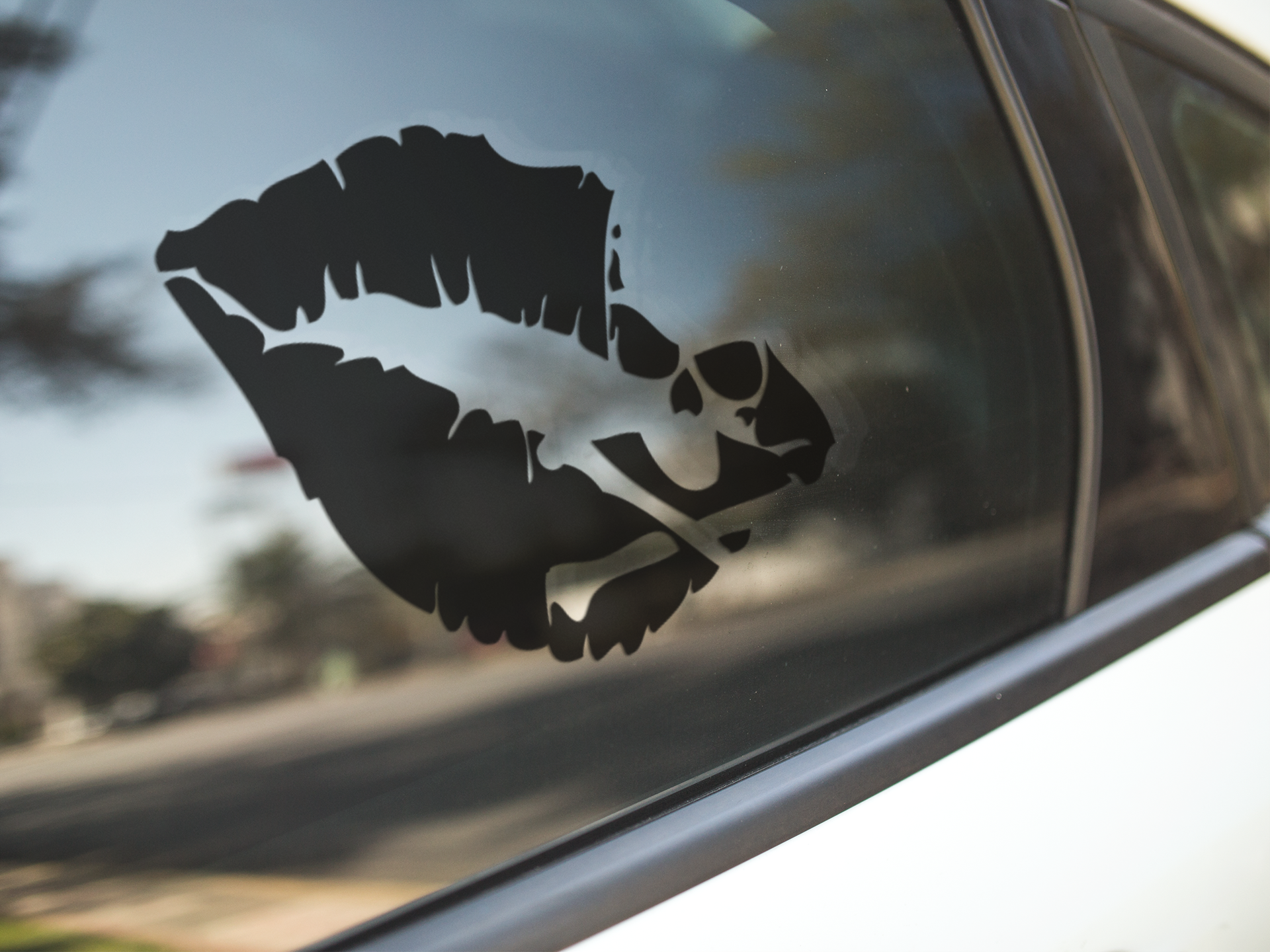 Skull Lips Sticker