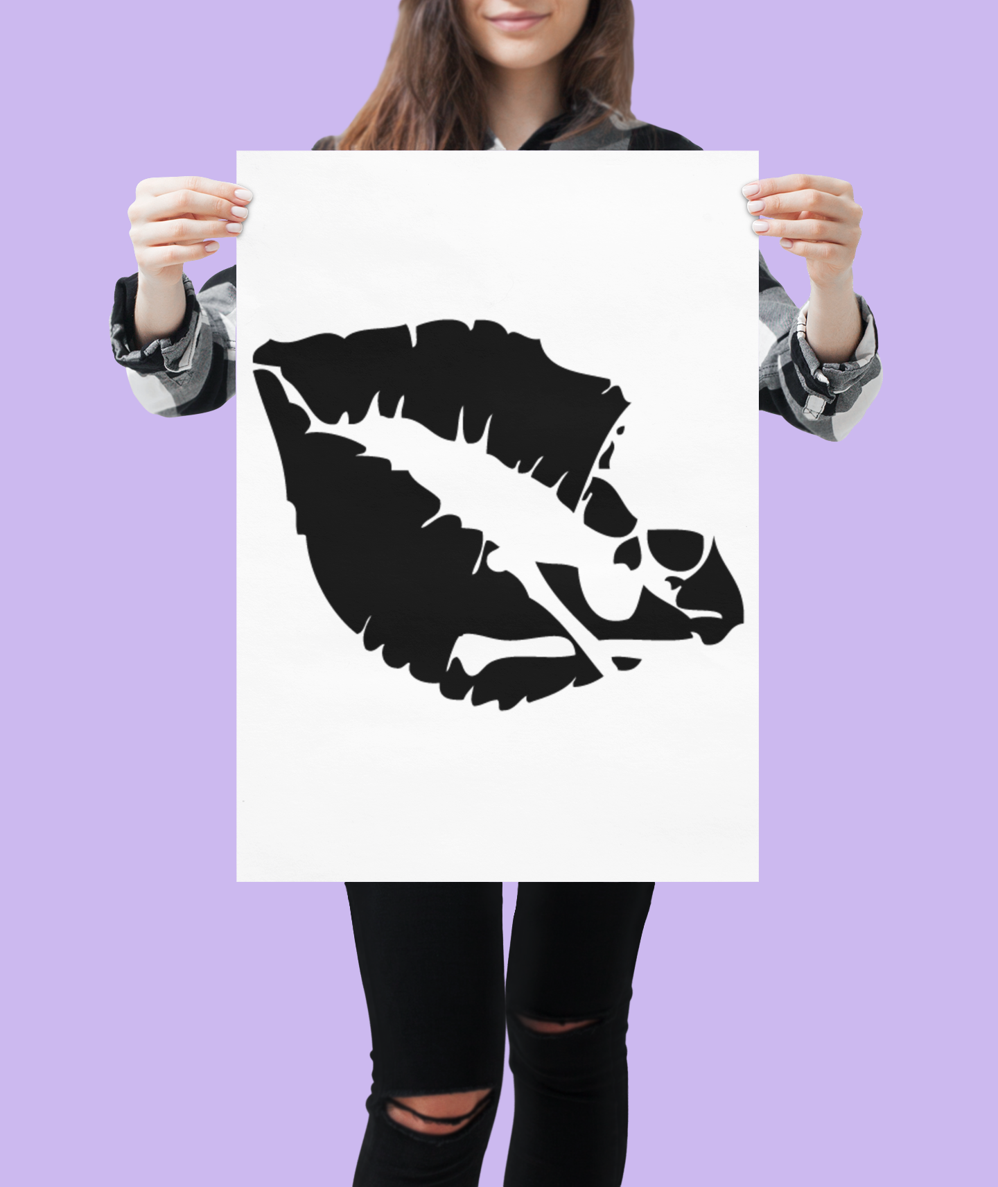 Skull Lips Sticker