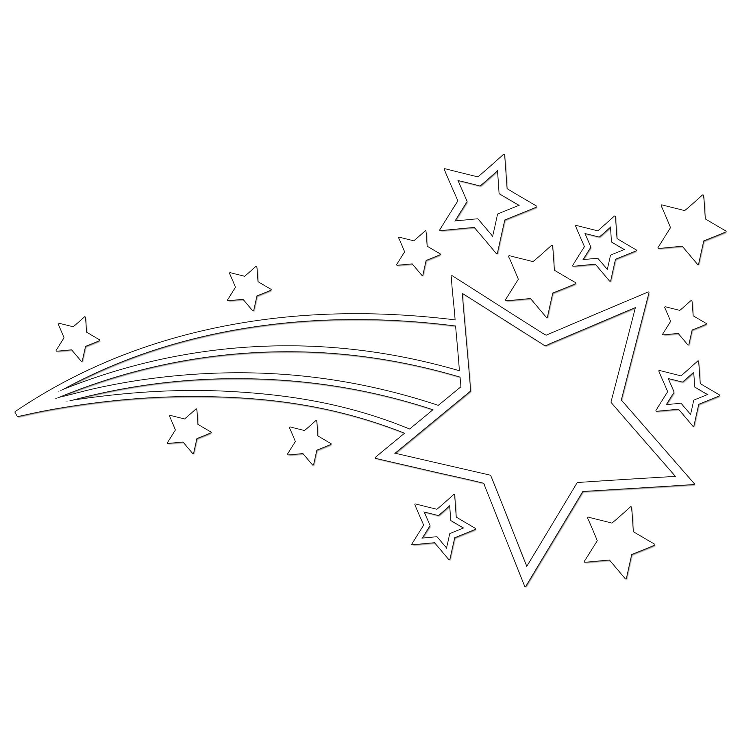 Shooting Stars Sticker