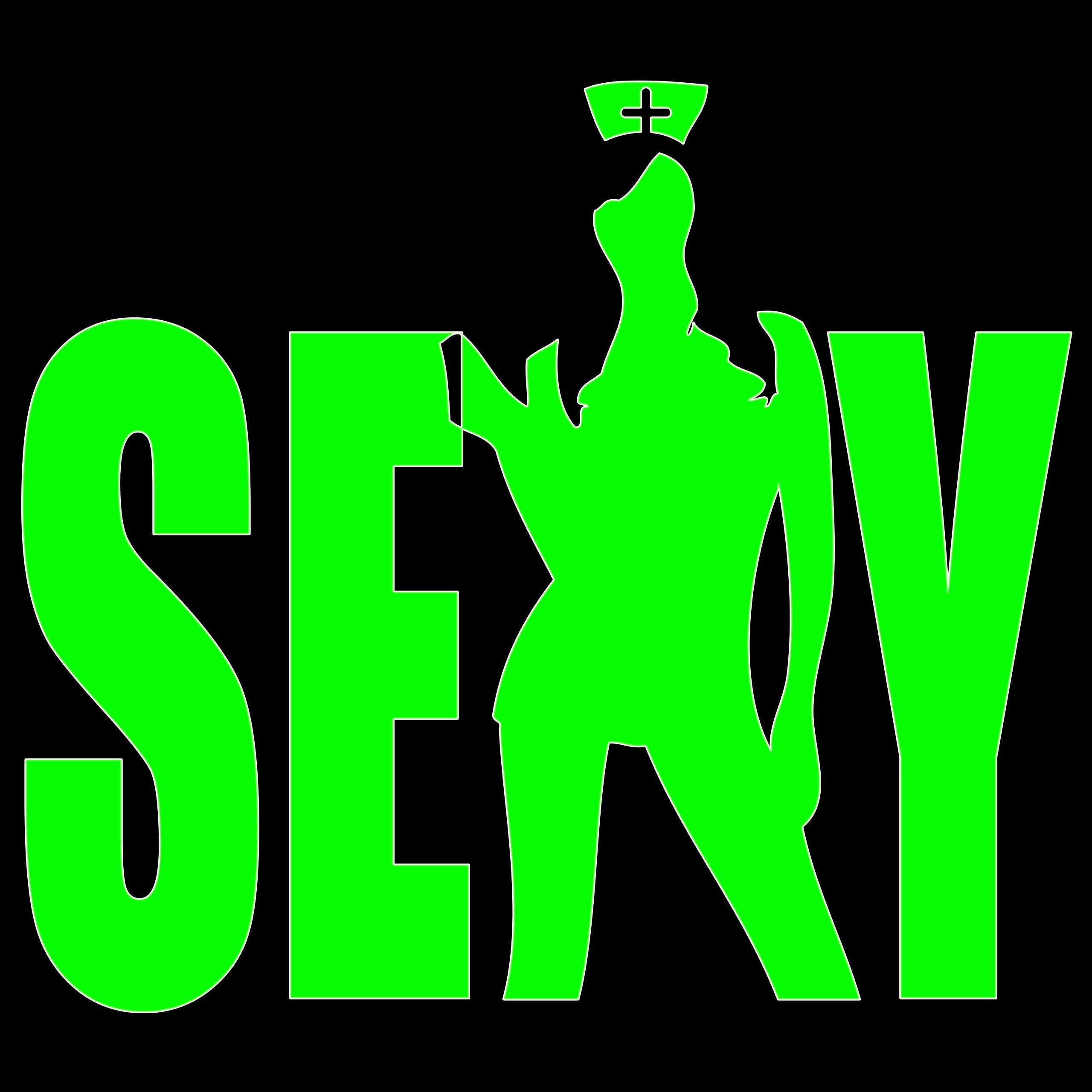 Sexy Nurse Sticker
