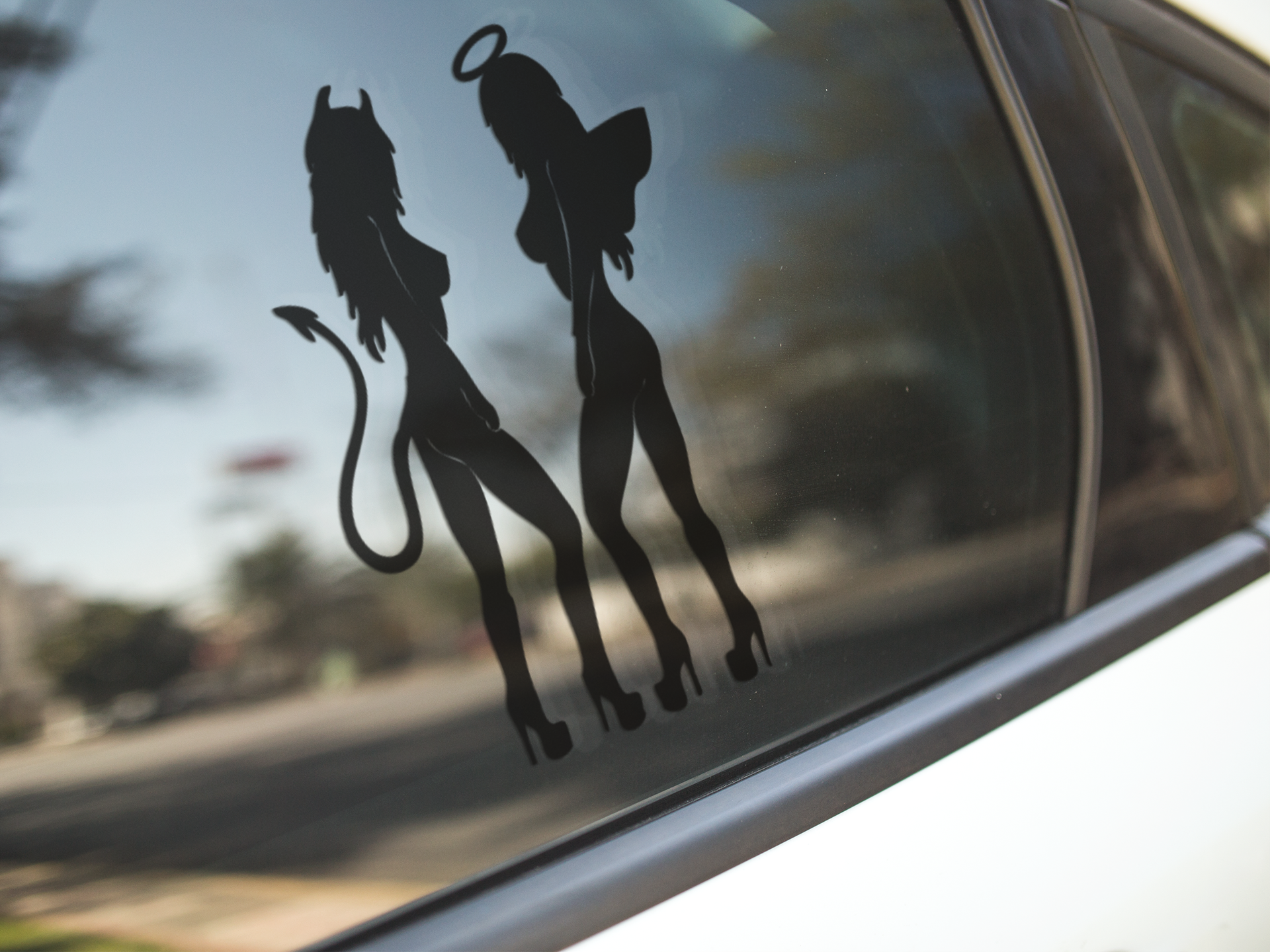 Sexy Angel Sexy Devil Sticker