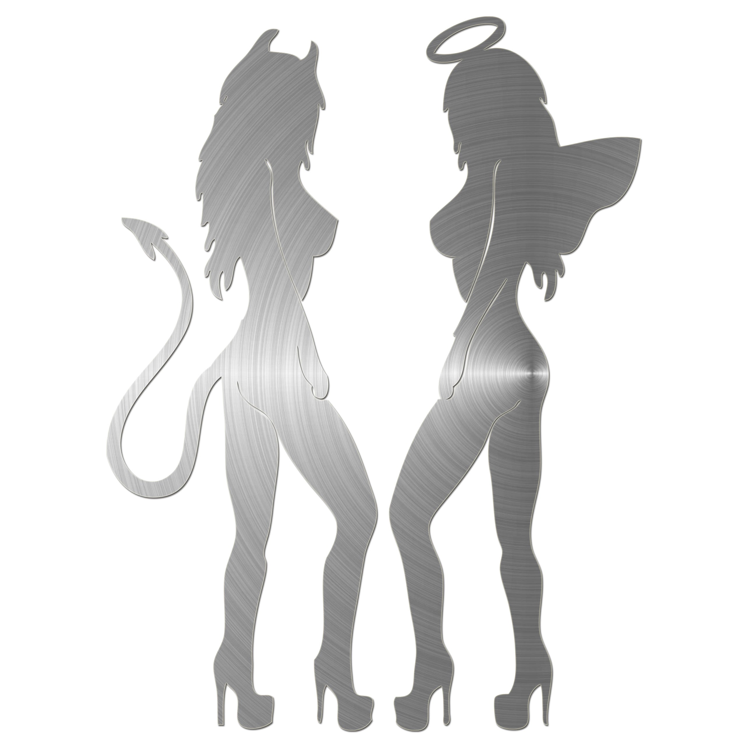 Sexy Angel Sexy Devil Sticker