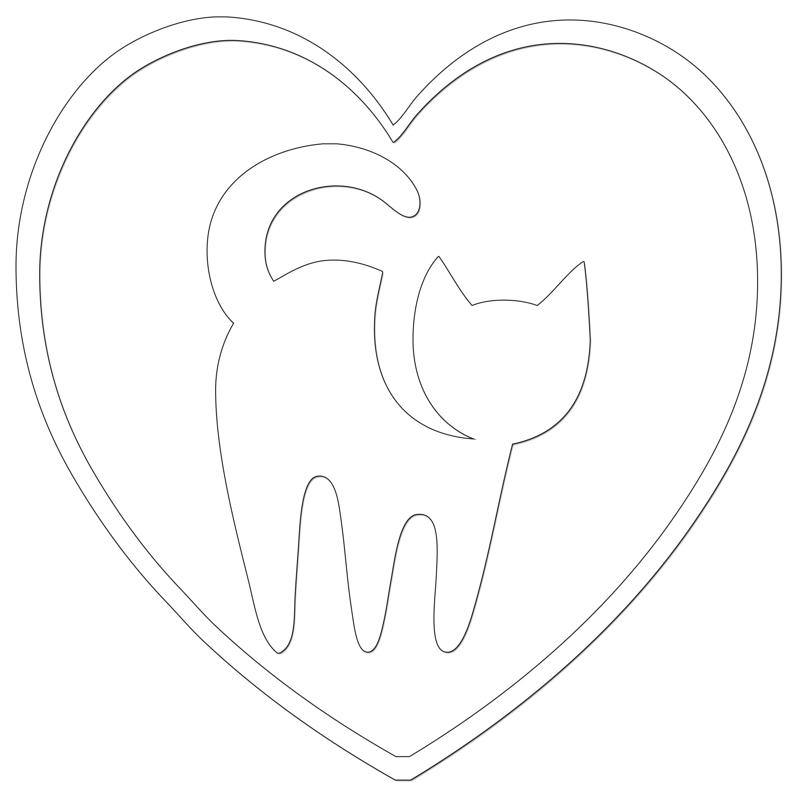 I Love My Cat Sticker