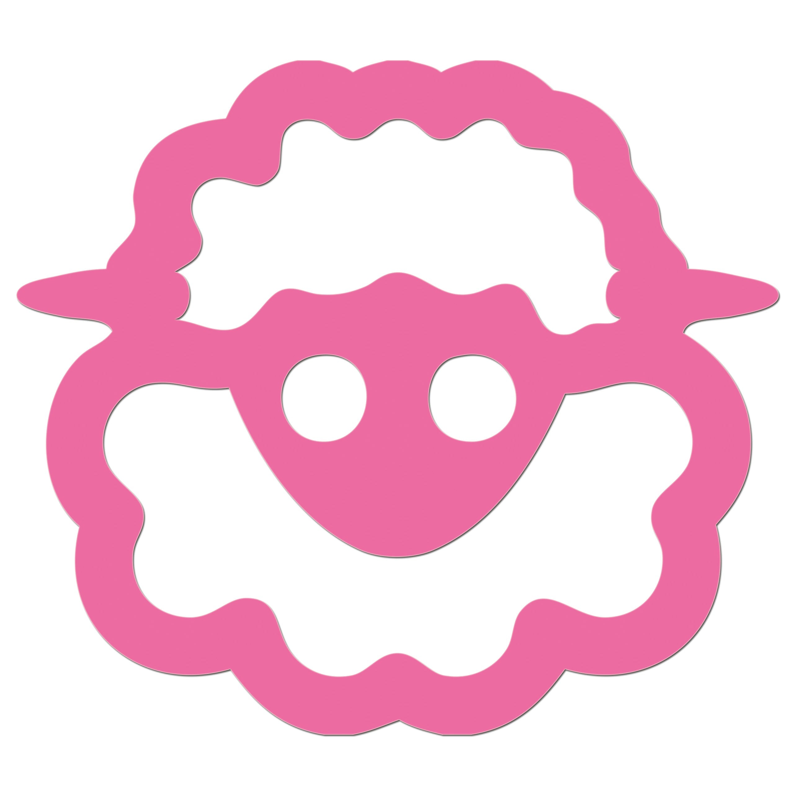 Funny Cartoon Sheep Sticker