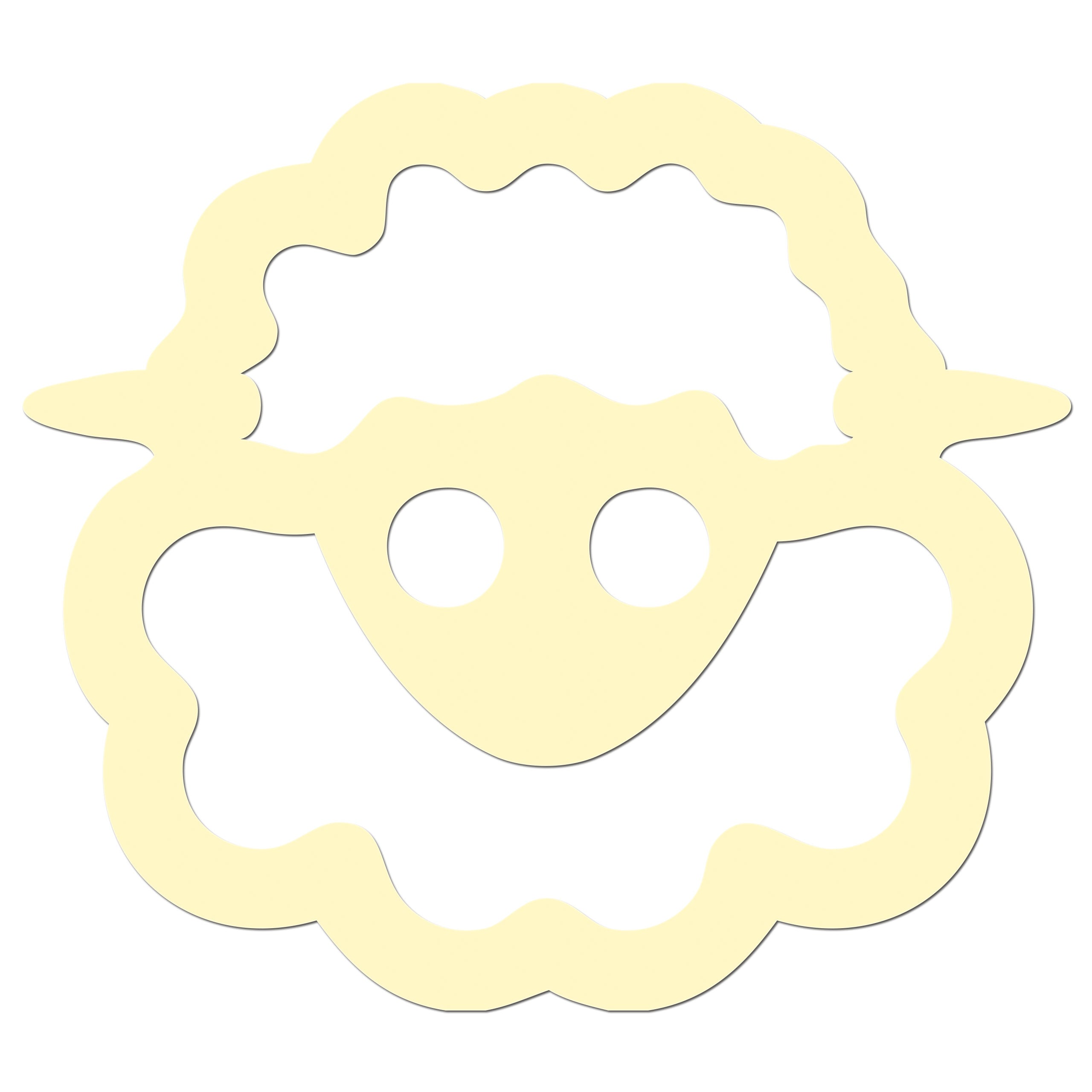 Funny Cartoon Sheep Sticker