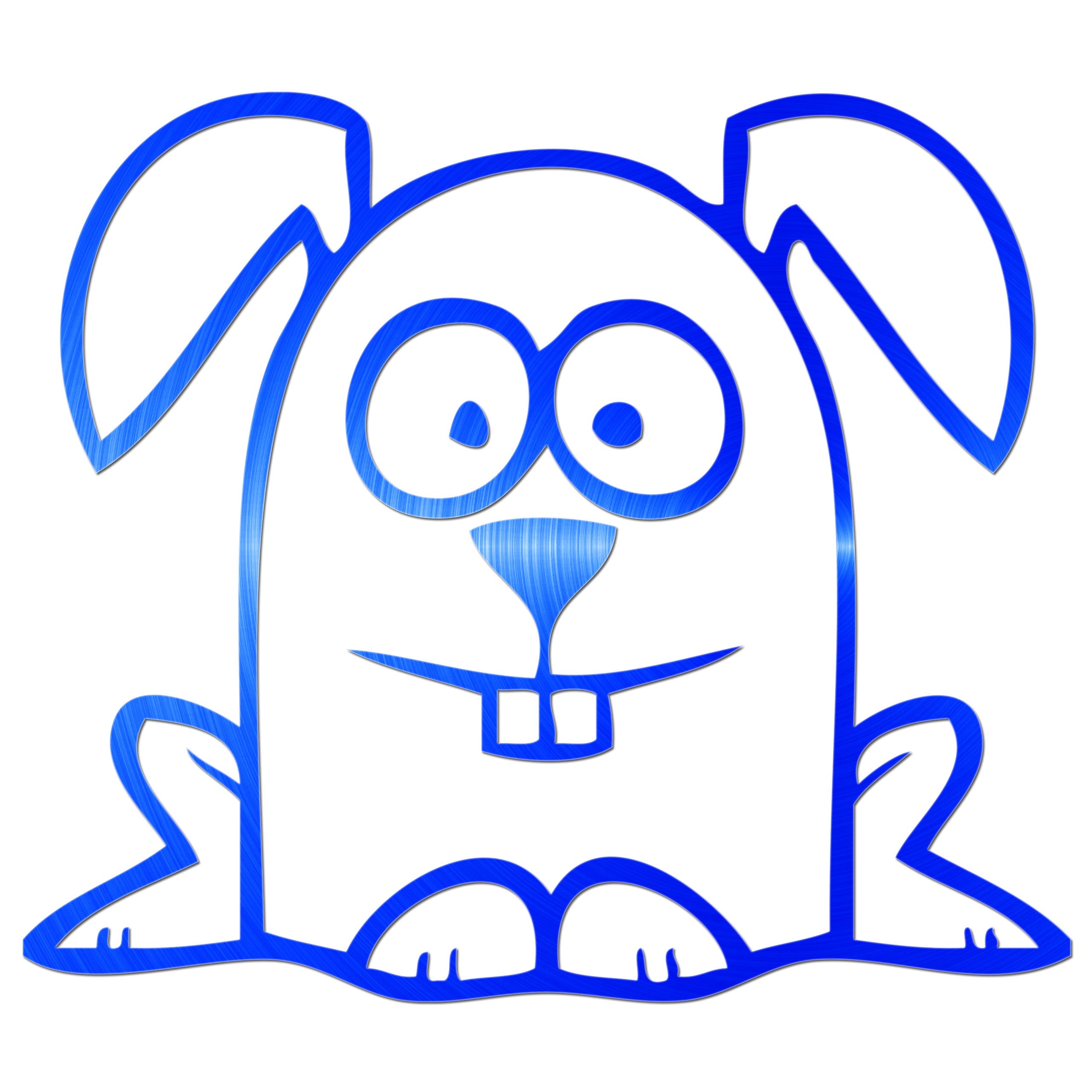 Funny Cartoon Rabbit Sticker