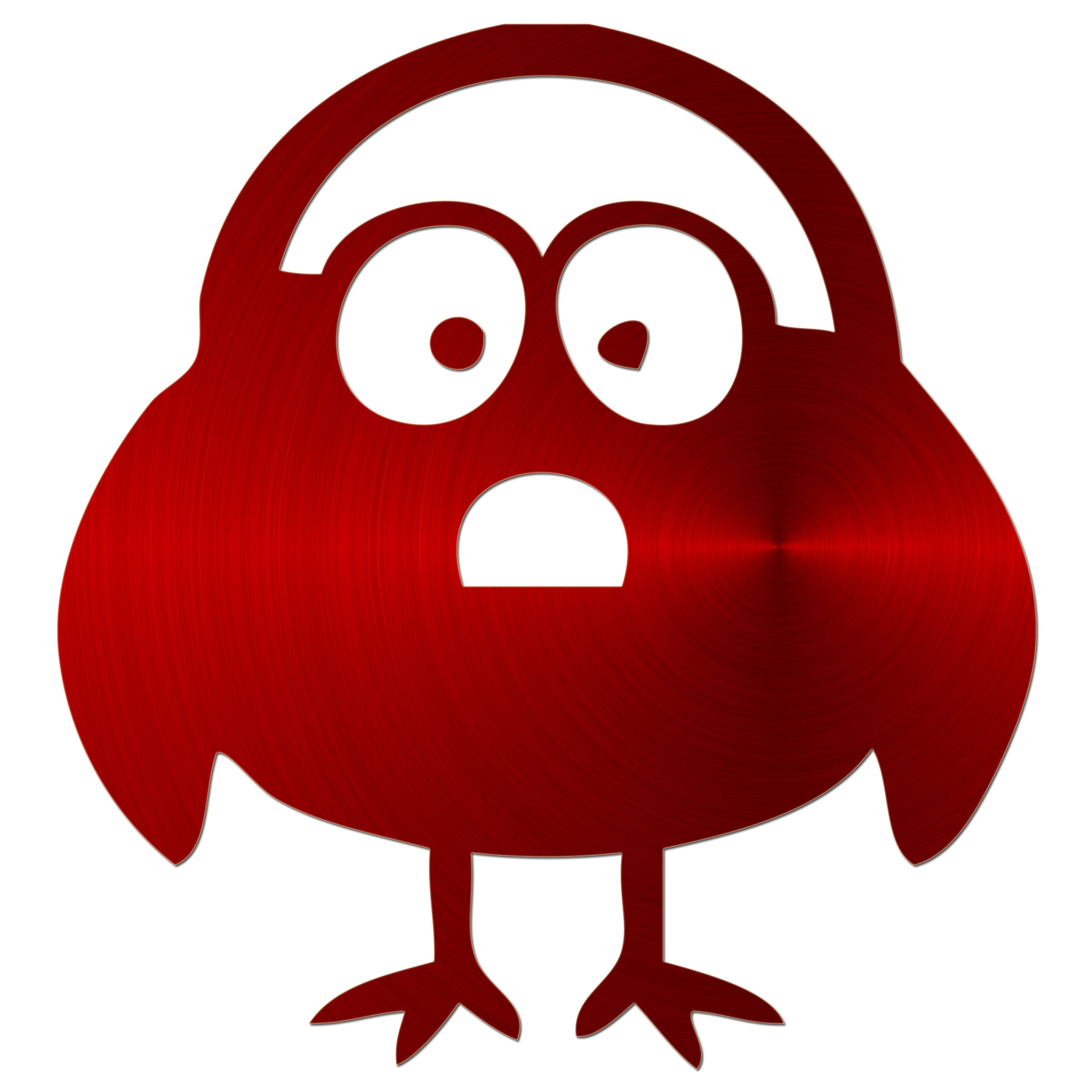 Funny Cartoon Bird Sticker