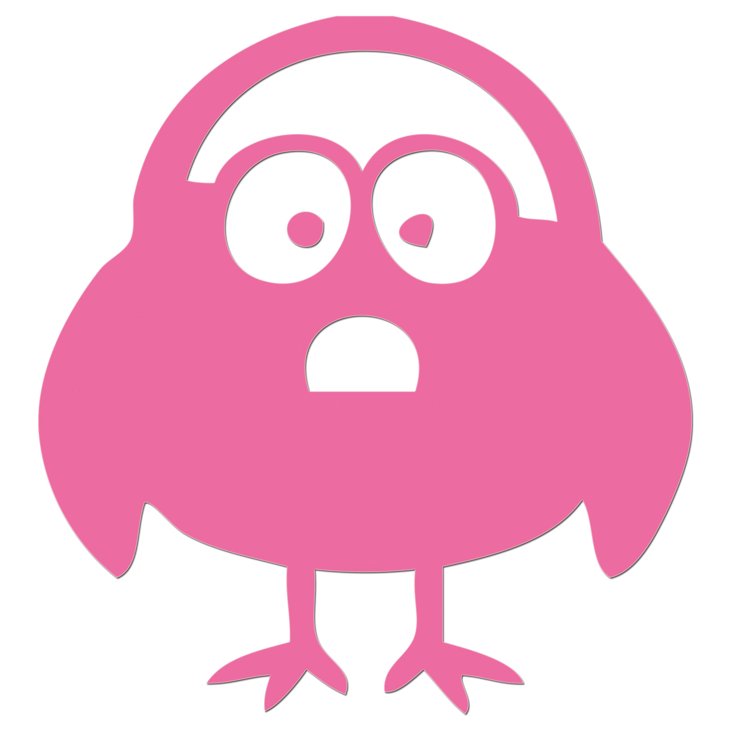 Funny Cartoon Bird Sticker