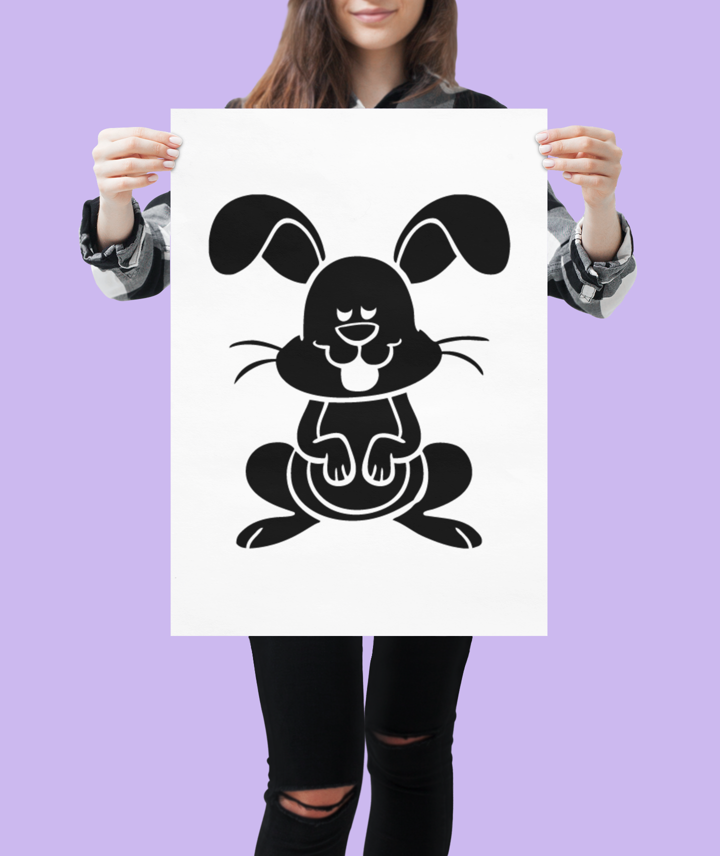 Funny Bunny Sticker